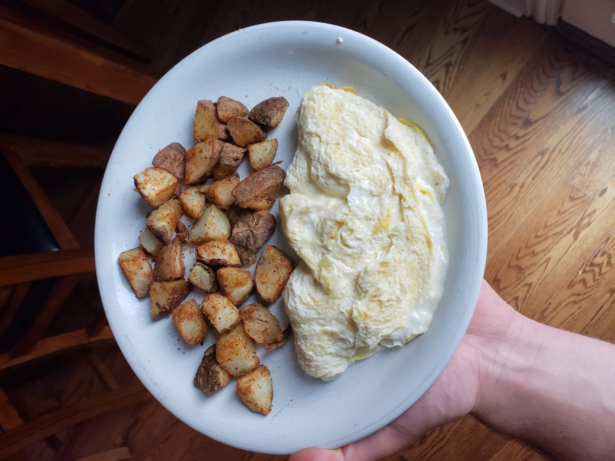 High Protein Cottage Cheese Omelette The Pete Post